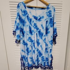 Tie Dye Beach cover up